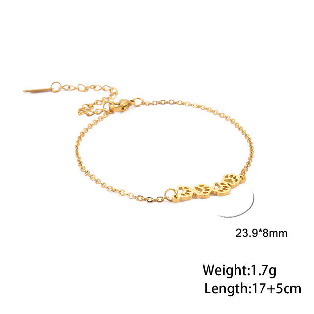 Women's Animal Paw Bracelet