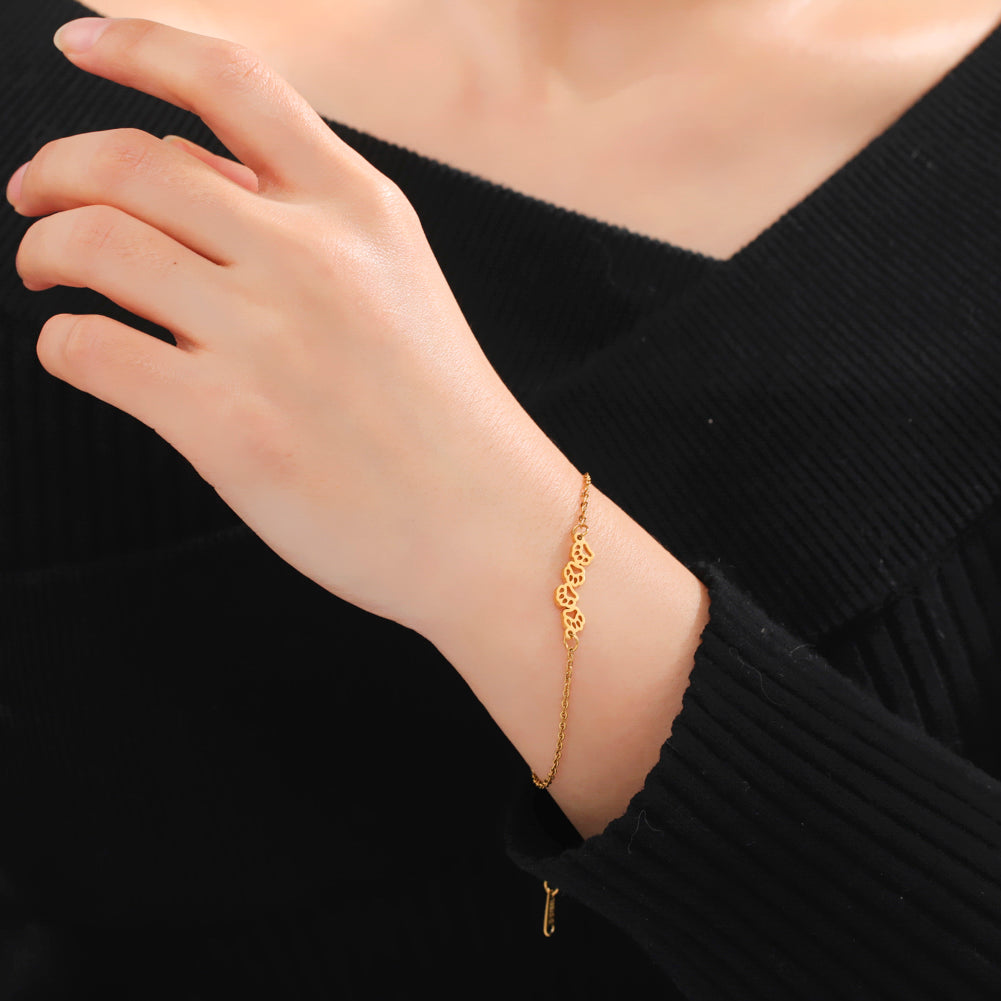 Women's Animal Paw Bracelet