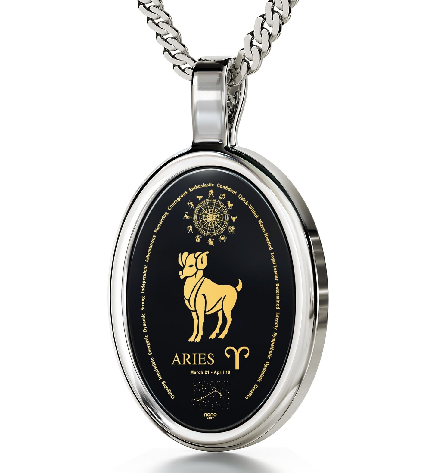 The Aries Necklace Zodiac Pendant